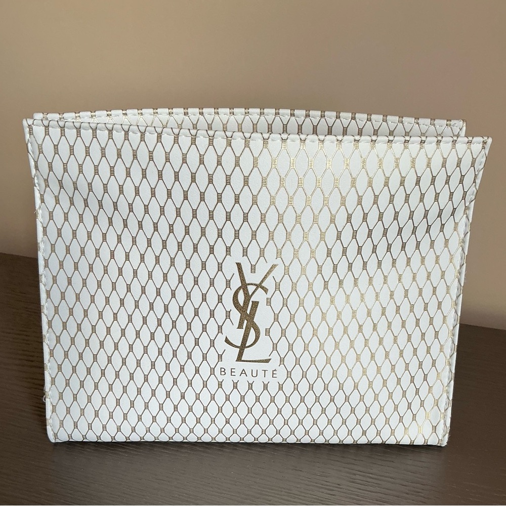 Yves Saint Laurent makeup bag/clutch.